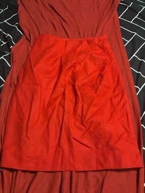 Red Women's A-Line Skirt